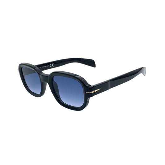 Square Clean M-1 Preto e Azul