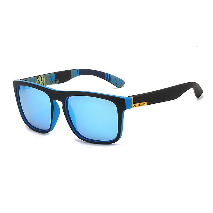 Vintage Retro Square Black and Blue